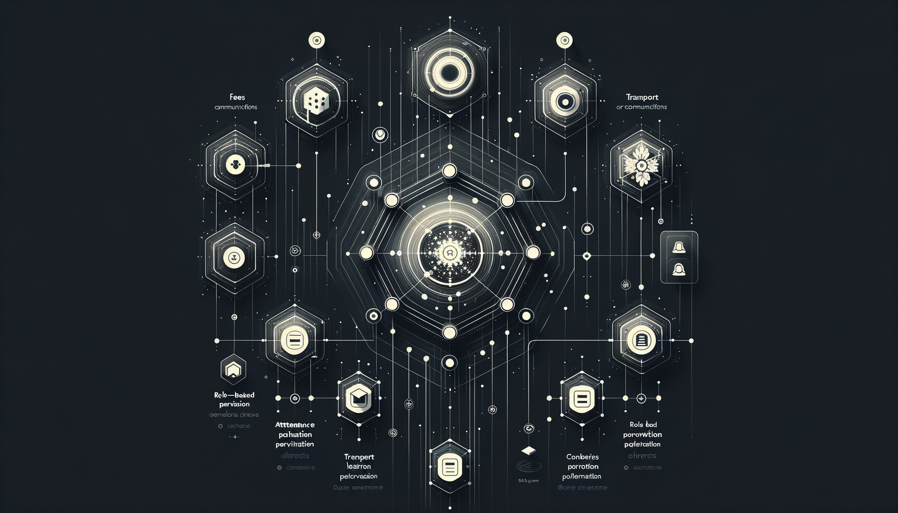 Multi-tenant workflow tree for school operations